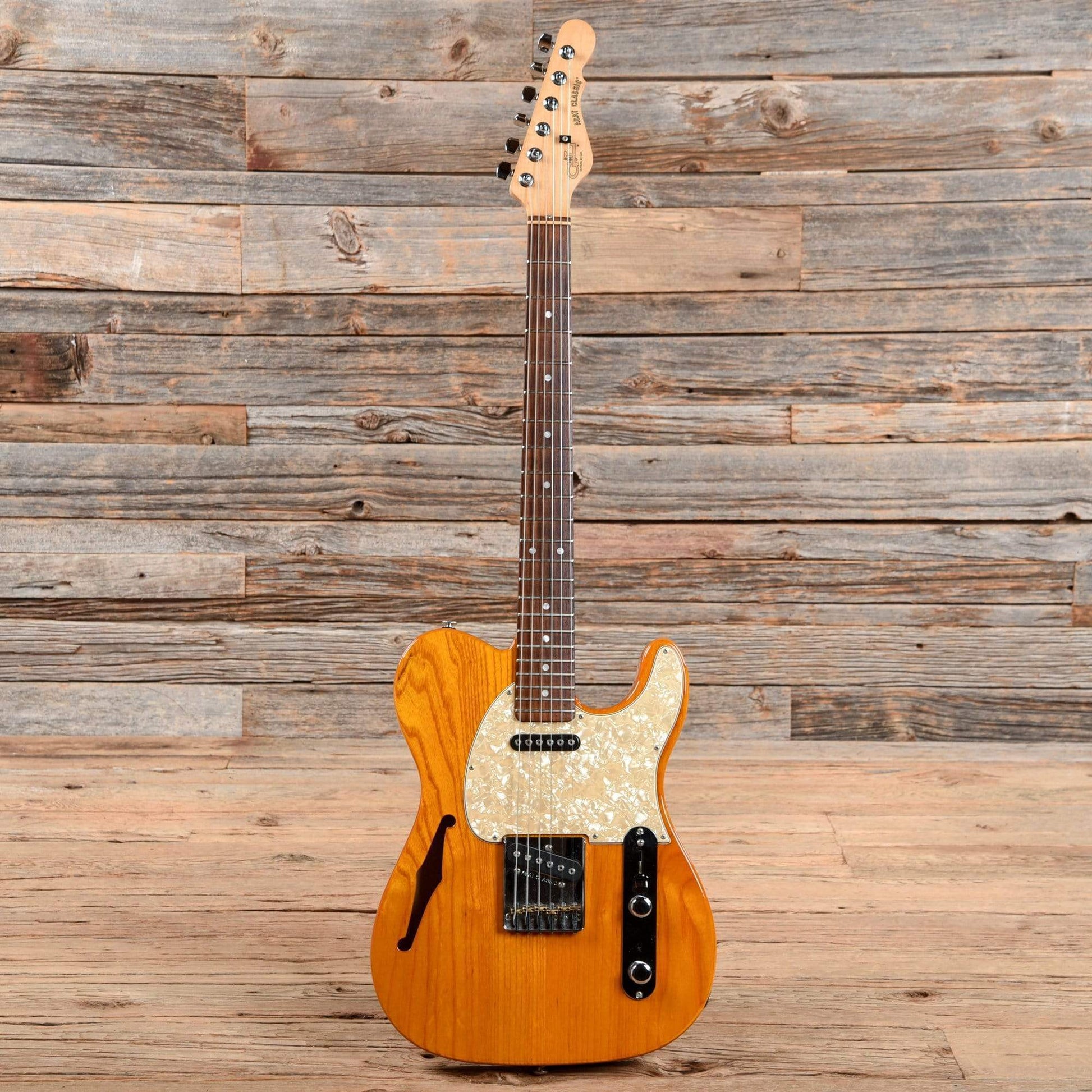 G&L USA ASAT Classic Semi-Hollow Natural Electric Guitars / Semi-Hollow