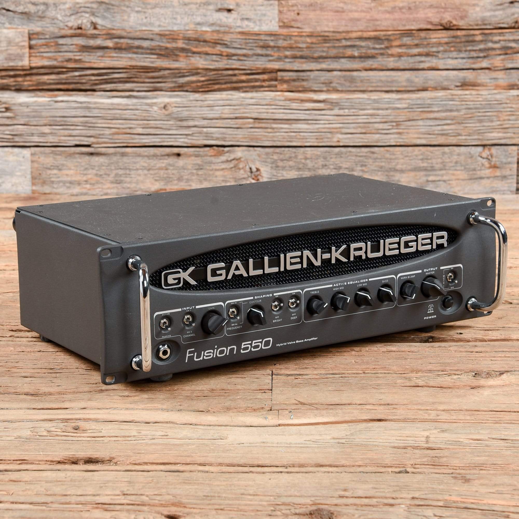 Gallien-Krueger Fusion 550 Hybrid Tube Preamp Bass Head 500+50w – Chicago  Music Exchange