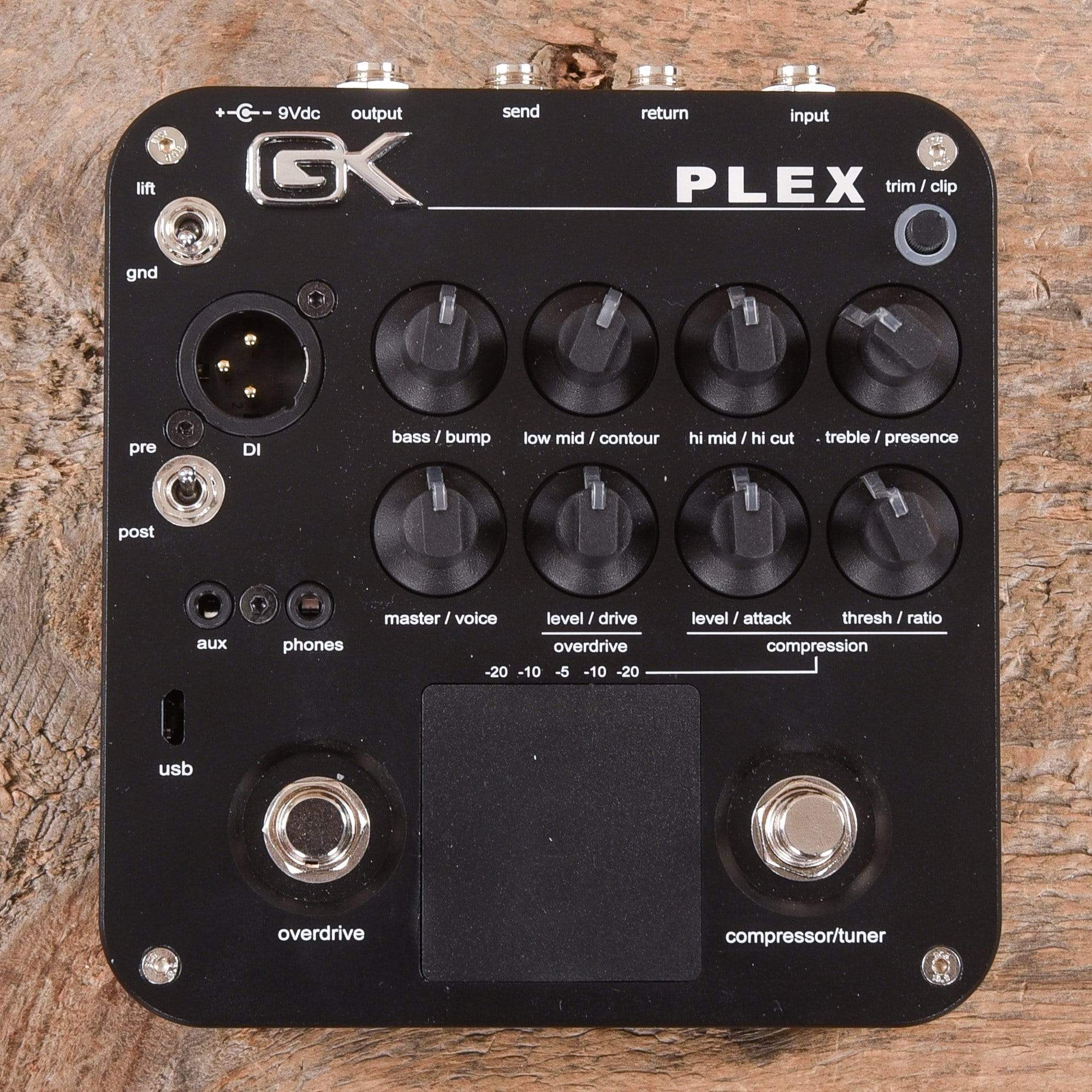 Gallien-Krueger PLEX Preamp Pedal wUSB – Chicago Music Exchange