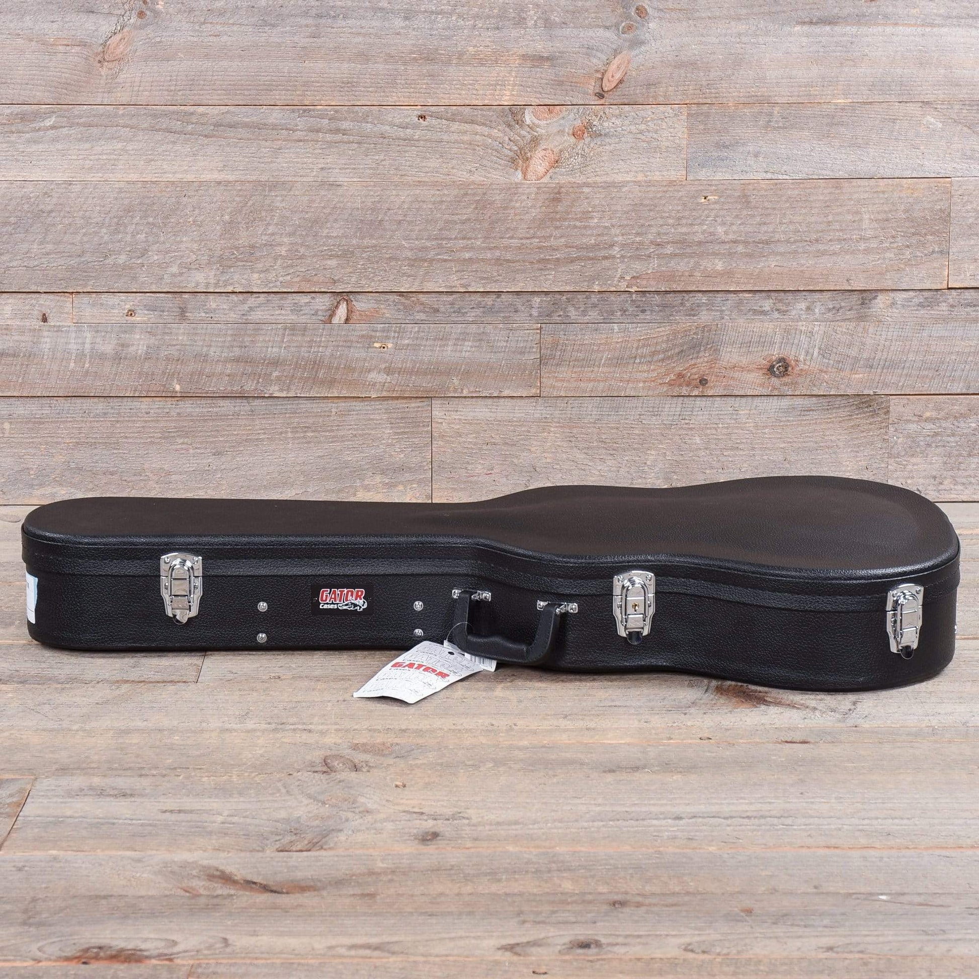 Gator Wood 3/4 Sized Acoustic Guitar Case Black Tolex Accessories / Cases and Gig Bags / Guitar Cases