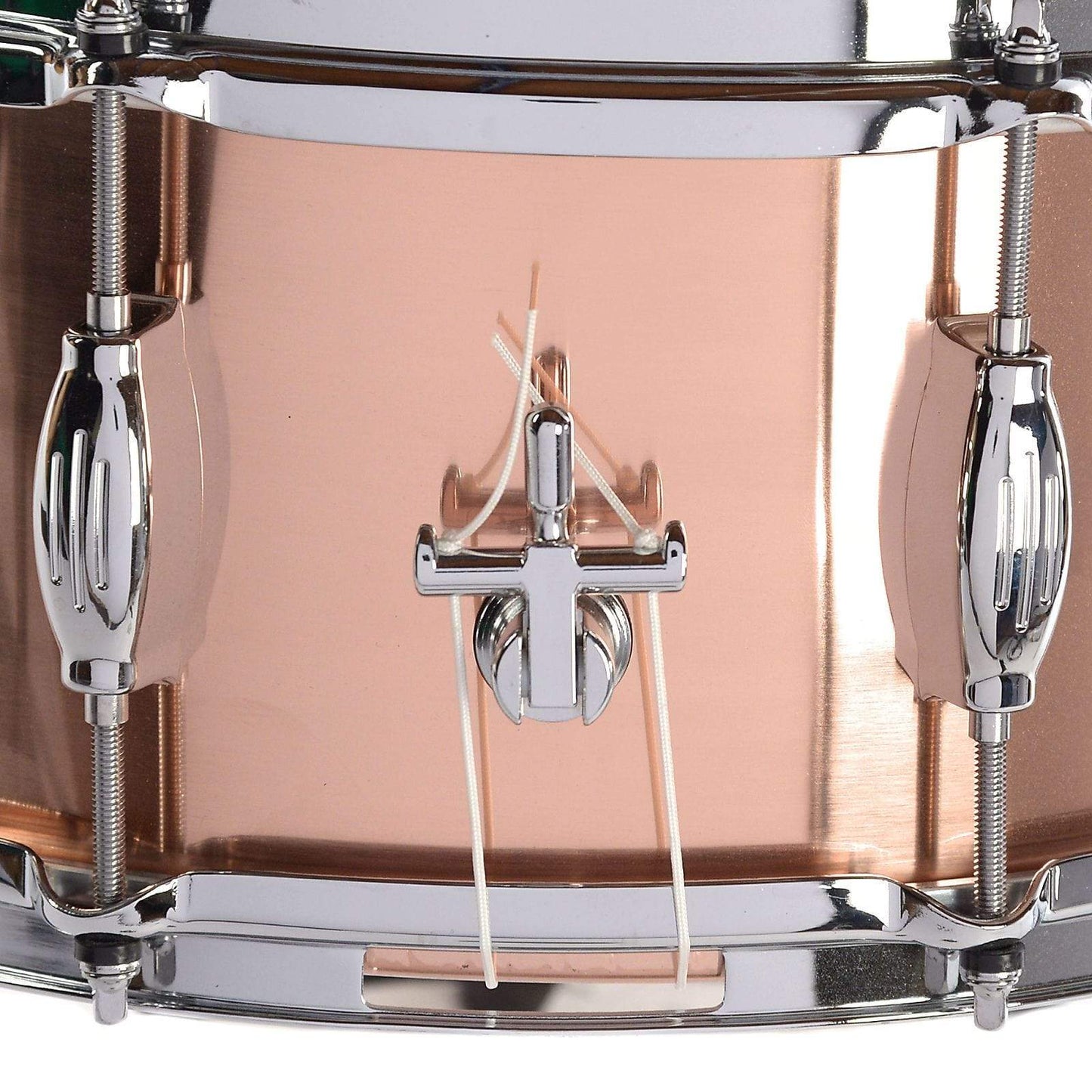 George Way 6.5x14 The Elkhart Medium Weight Copper Snare Drum w/Triple Flange Hoops Polished Finish Drums and Percussion / Acoustic Drums / Snare