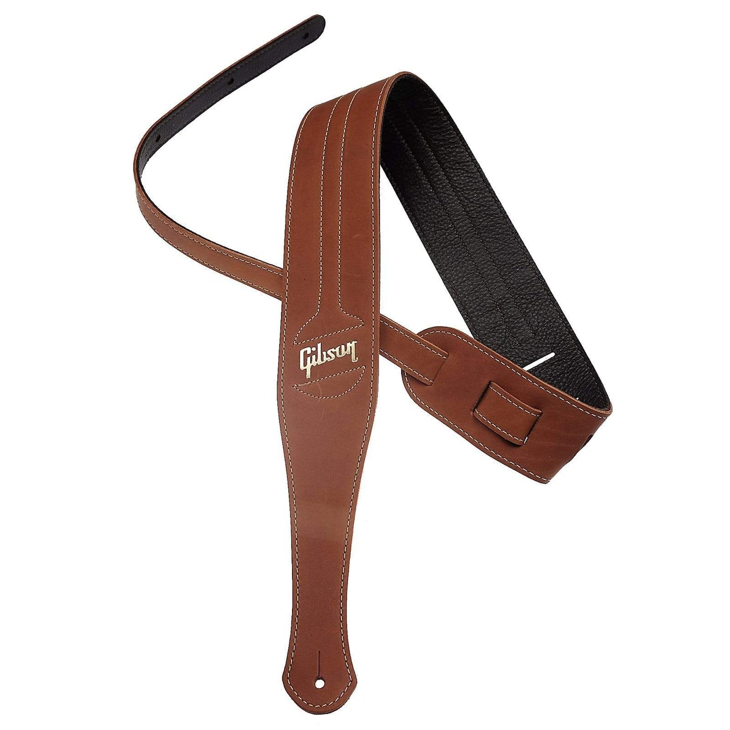 Gibson The Classic Leather Guitar Strap - Brown Accessories / Straps