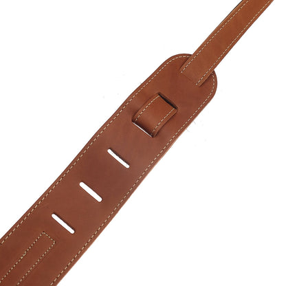 Gibson The Classic Leather Guitar Strap - Brown Accessories / Straps