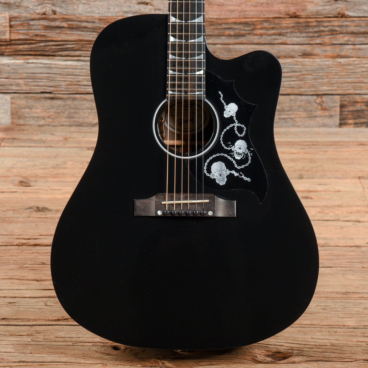 Gibson Dave Mustaine Signature Songwriter Ebony Acoustic Guitars / Dreadnought