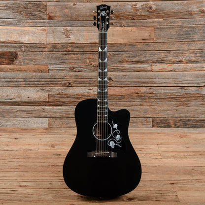 Gibson Dave Mustaine Signature Songwriter Ebony Acoustic Guitars / Dreadnought