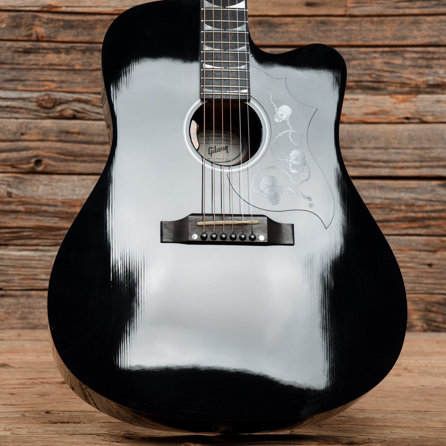 Gibson Dave Mustaine Signature Songwriter Ebony Acoustic Guitars / Dreadnought