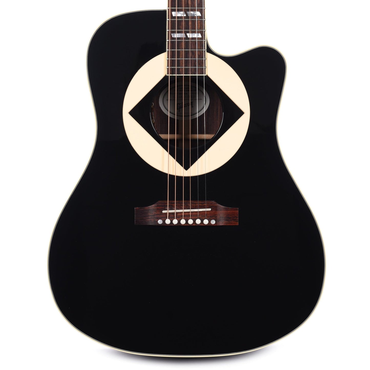 Gibson Montana Jerry Cantrell Signature "Atone" Songwriter Ebony Acoustic Guitars / Dreadnought