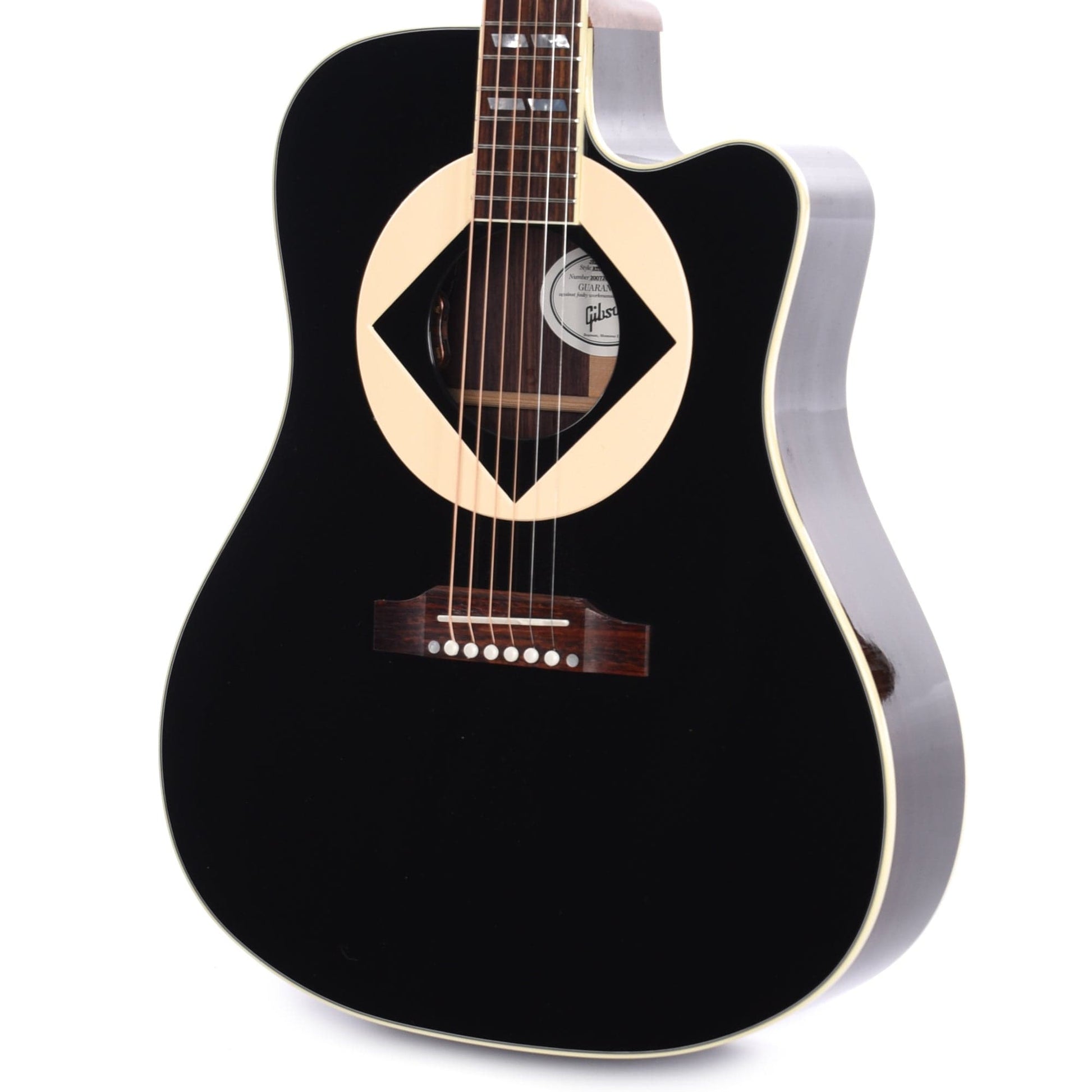 Gibson Montana Jerry Cantrell Signature "Atone" Songwriter Ebony Acoustic Guitars / Dreadnought