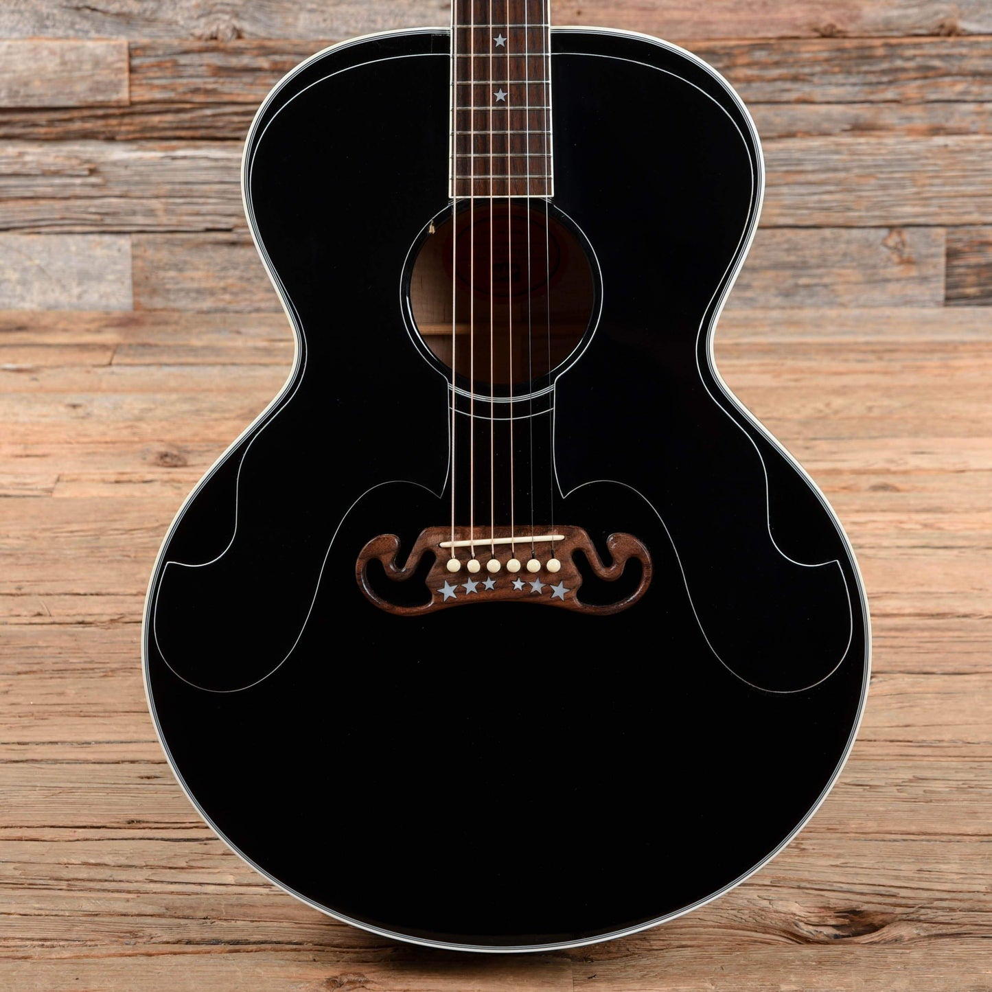 Gibson J-180 The Everly Brothers Black 1995 Acoustic Guitars / Jumbo