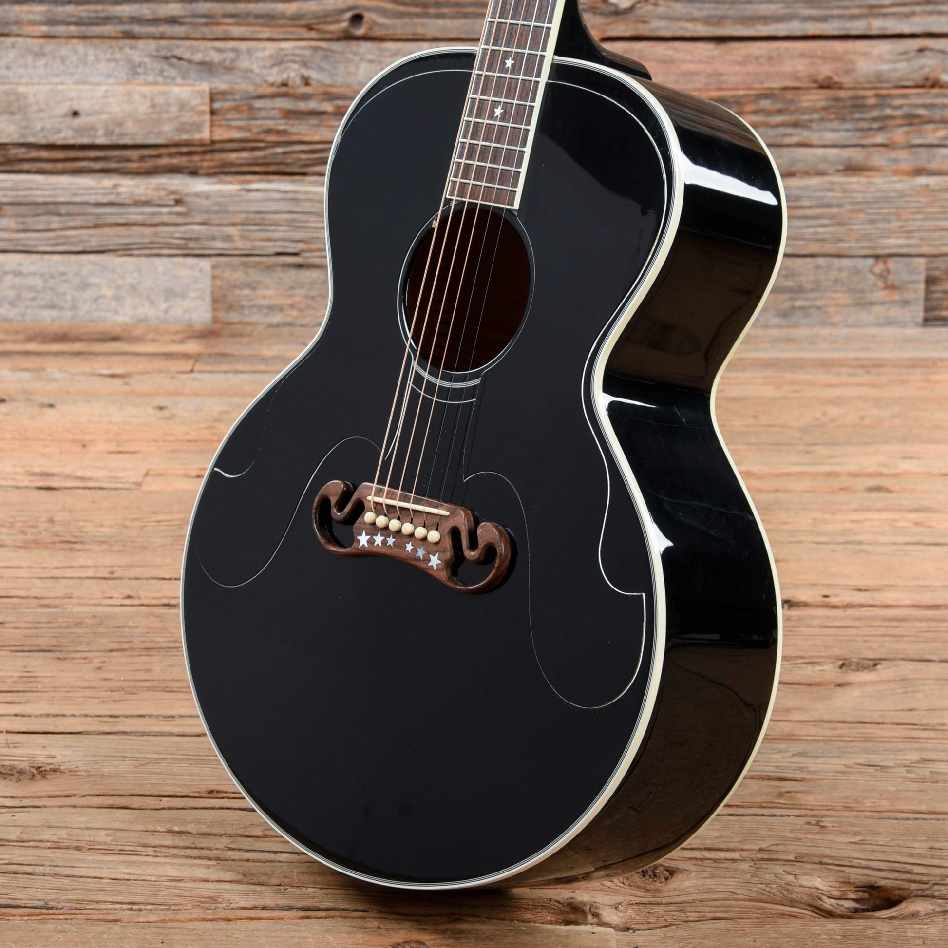 Gibson J-180 The Everly Brothers Black 1995 Acoustic Guitars / Jumbo