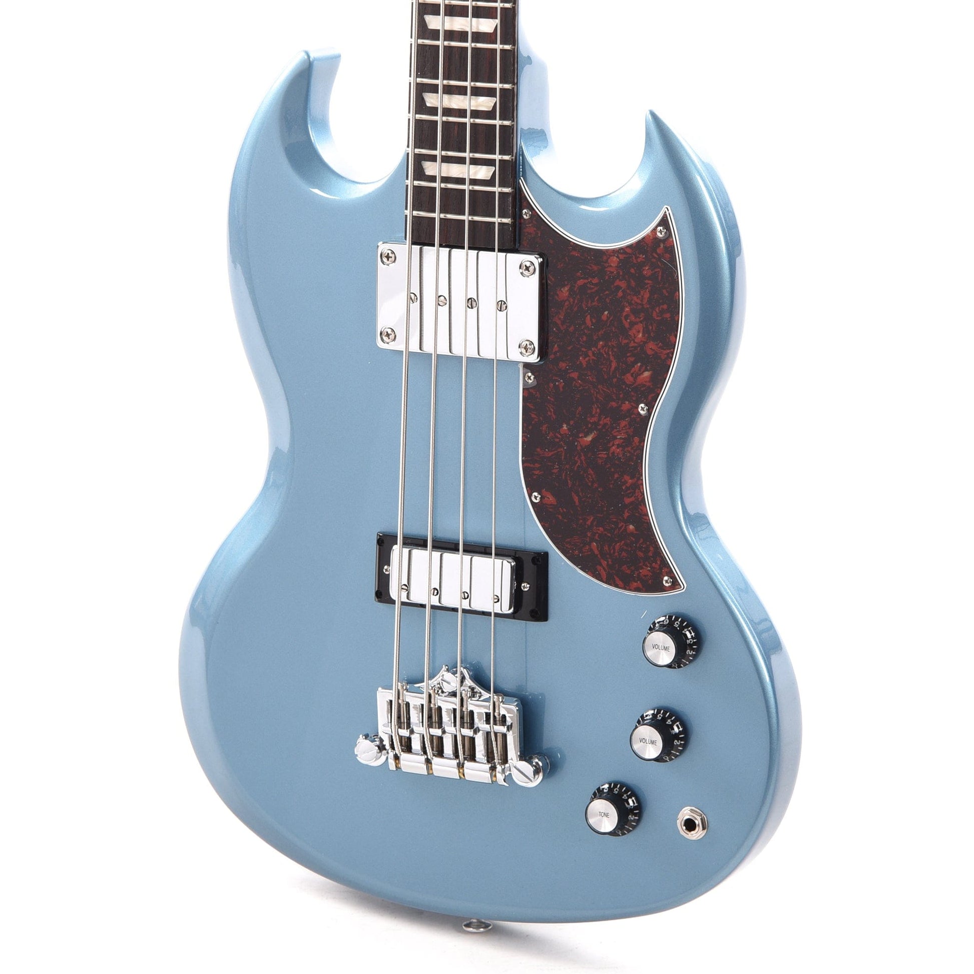 Gibson USA SG Standard Bass Pelham Blue w/Tortoise Pickguard Bass Guitars / 4-String