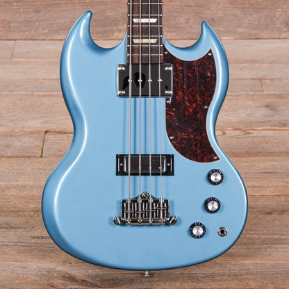 Gibson USA SG Standard Bass Pelham Blue w/Tortoise Pickguard Bass Guitars / 4-String