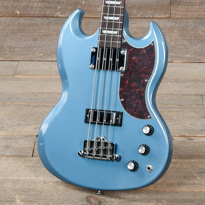 Gibson USA SG Standard Bass Pelham Blue w/Tortoise Pickguard Bass Guitars / 4-String