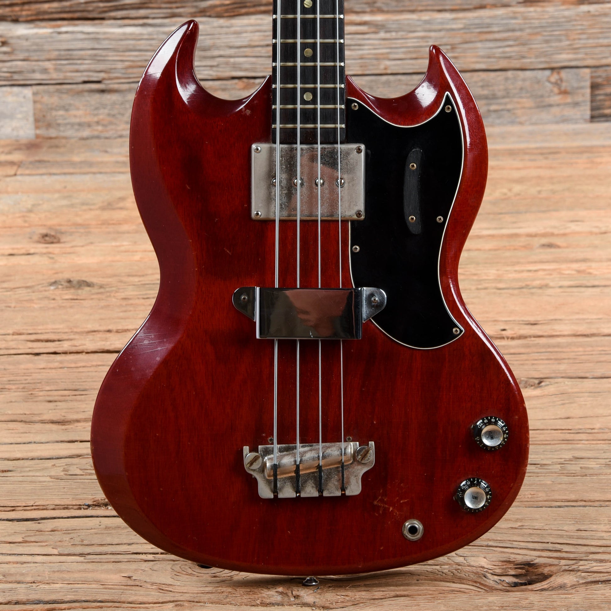 Gibson EB-0 Cherry 1965 Bass Guitars / Short Scale