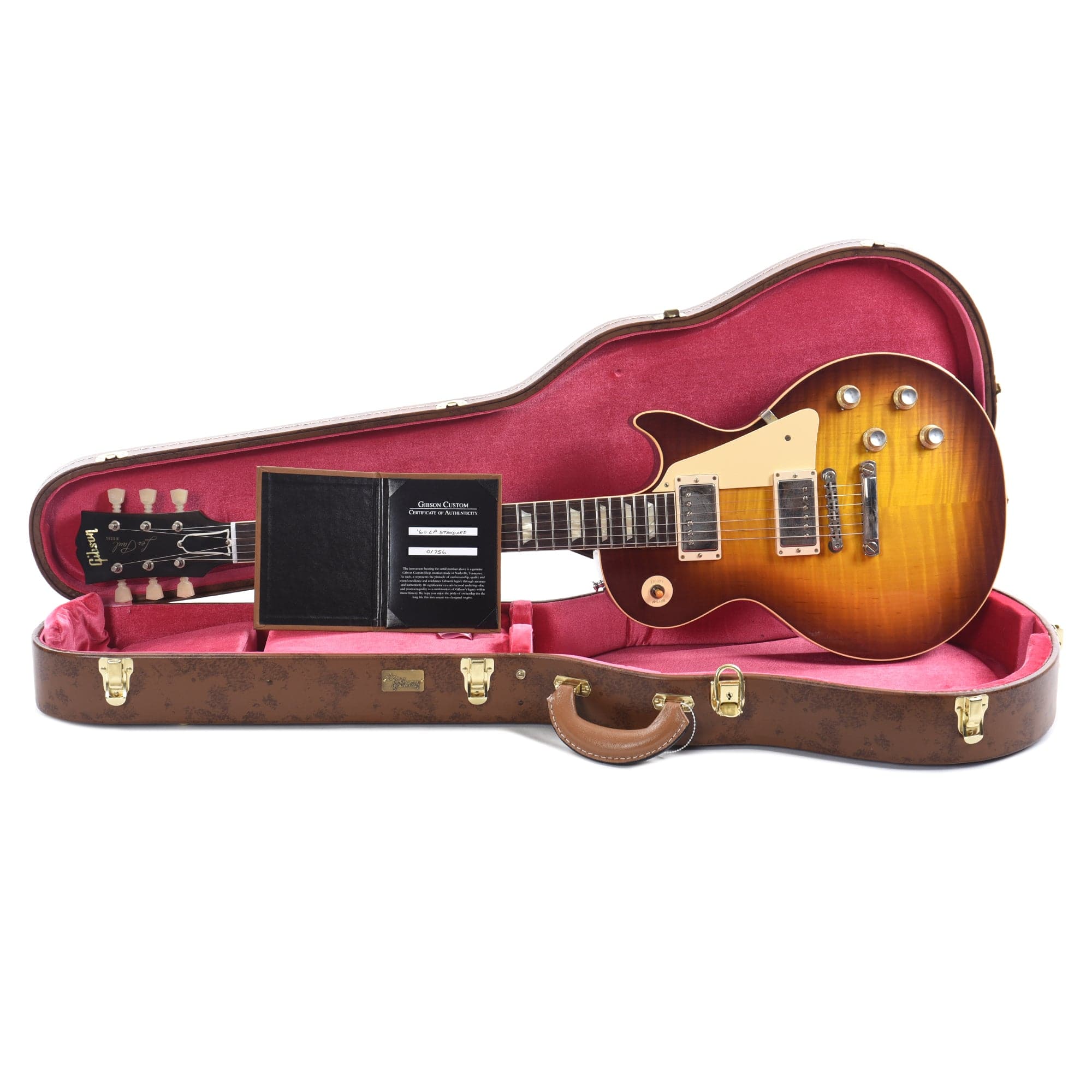 Gibson Custom Shop 1960 Les Paul Standard Reissue Iced Tea Burst VOS Electric Guitars