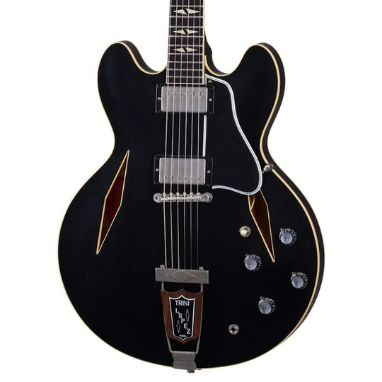 Gibson Custom Shop Murphy Lab 1964 Trini Lopez Standard Reissue Ebony Ultra Light Aged Electric Guitars / Semi-Hollow,Electric Guitars / Solid Body