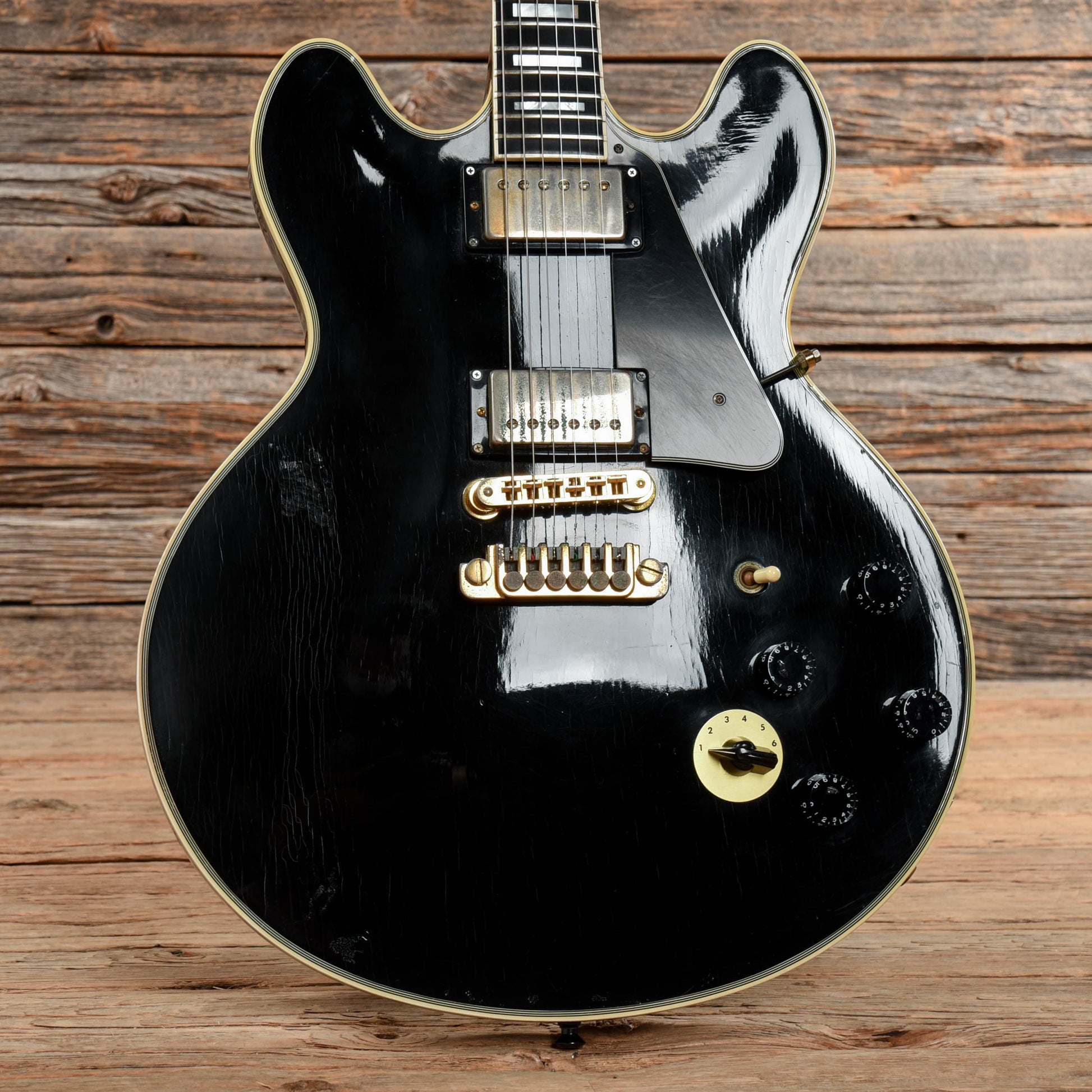 Gibson B.B. King Lucille Black 1984 Electric Guitars / Semi-Hollow