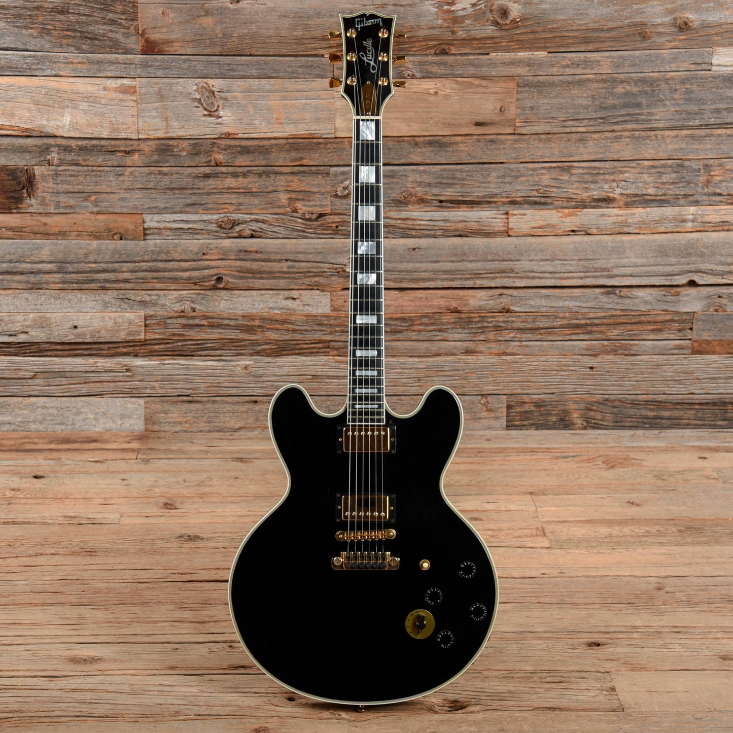 Gibson B.B. King Signature Lucille Ebony 1995 Electric Guitars / Semi-Hollow