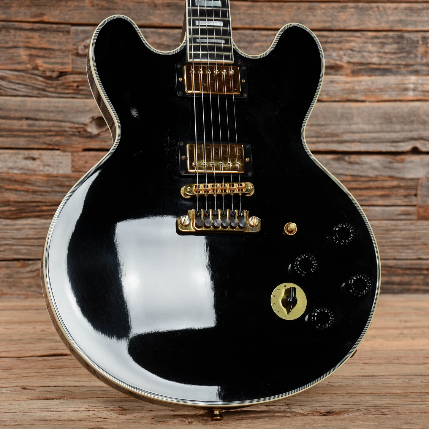 Gibson B.B. King Signature Lucille Ebony 1995 Electric Guitars / Semi-Hollow