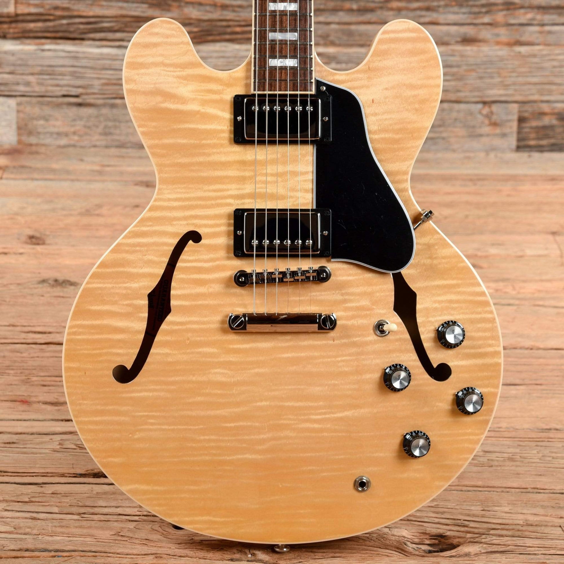 Gibson Block Inlay Figured ES-335 Natural 2021 Electric Guitars / Semi-Hollow