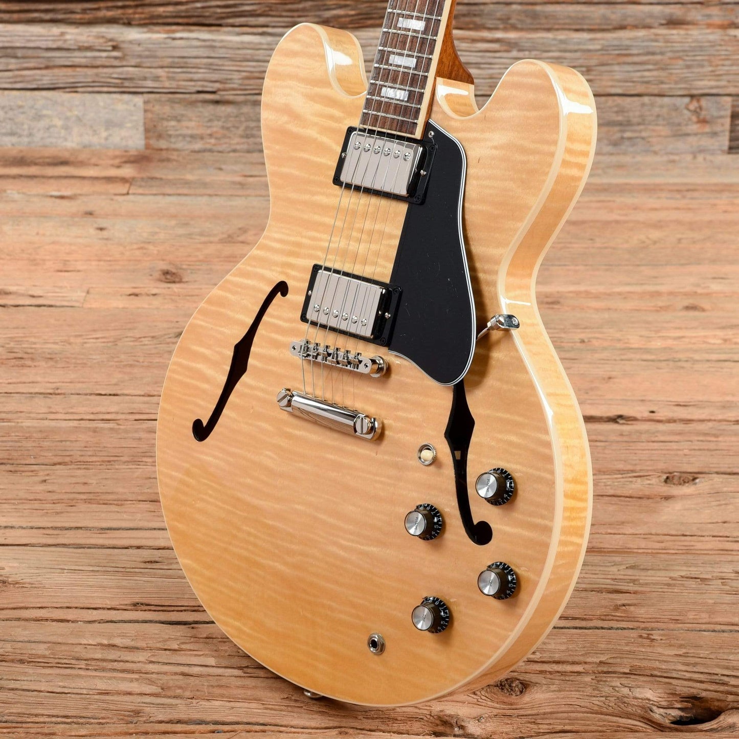 Gibson Block Inlay Figured ES-335 Natural 2021 Electric Guitars / Semi-Hollow