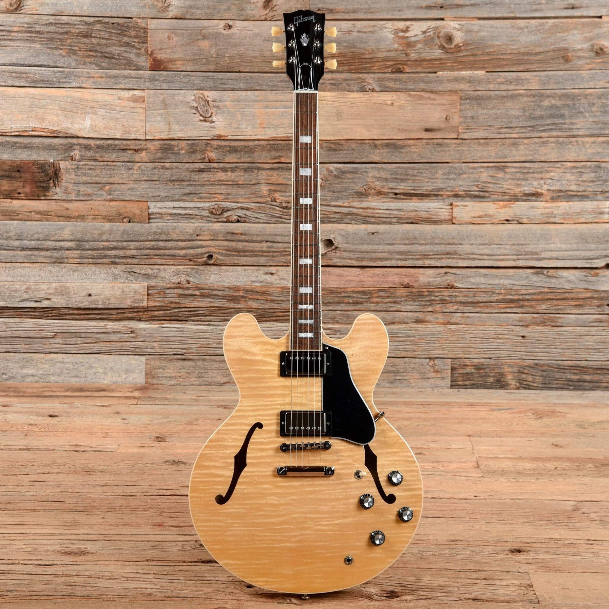 Gibson Block Inlay Figured ES-335 Natural 2021 Electric Guitars / Semi-Hollow