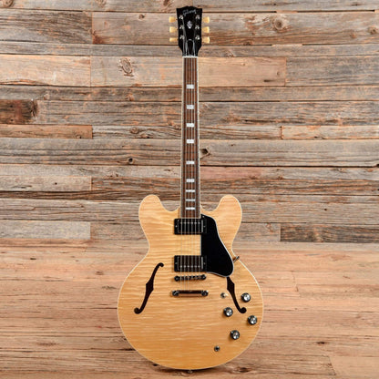 Gibson Block Inlay Figured ES-335 Natural 2021 Electric Guitars / Semi-Hollow