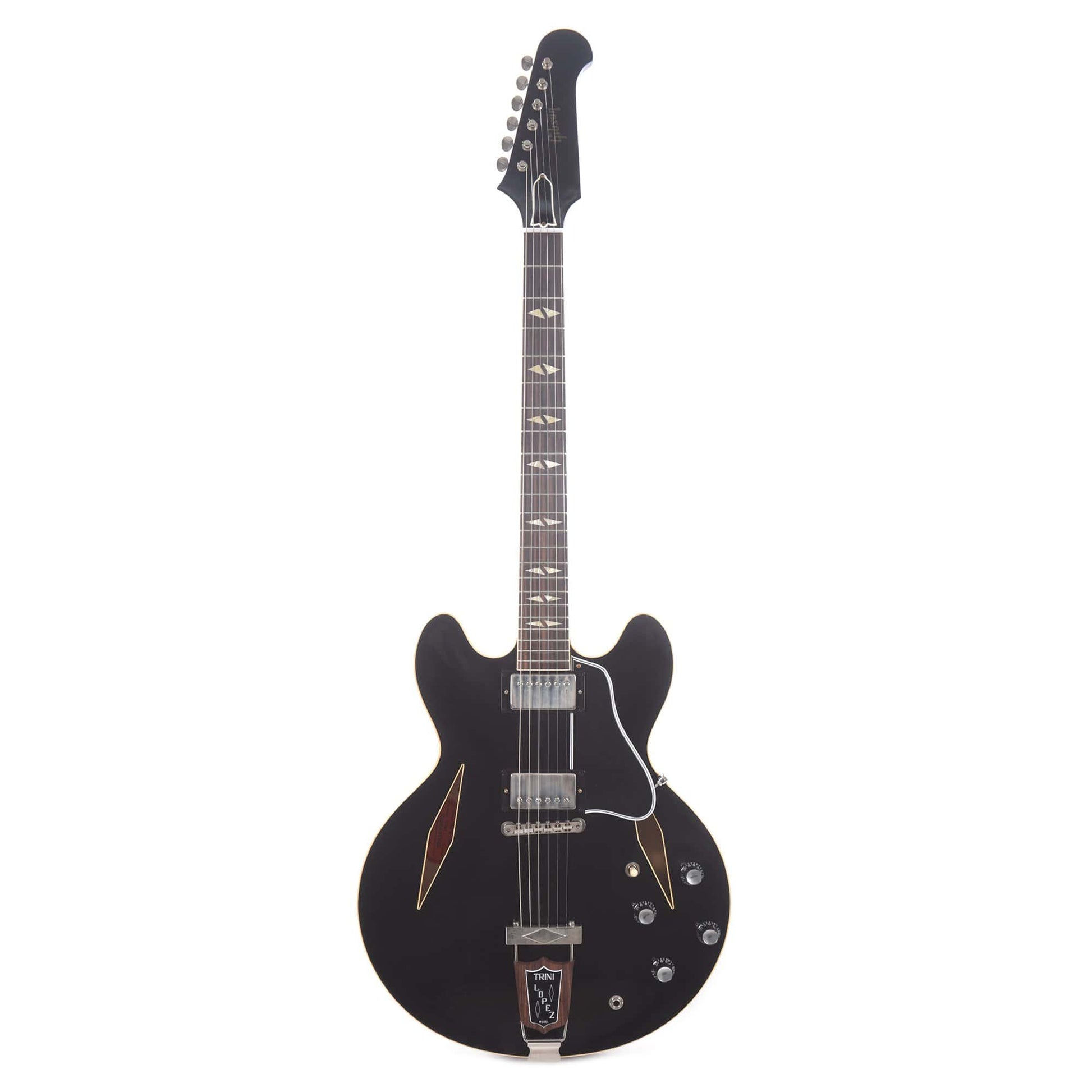 Gibson Custom 1964 Trini Lopez Standard Reissue Ebony VOS Electric Guitars / Semi-Hollow