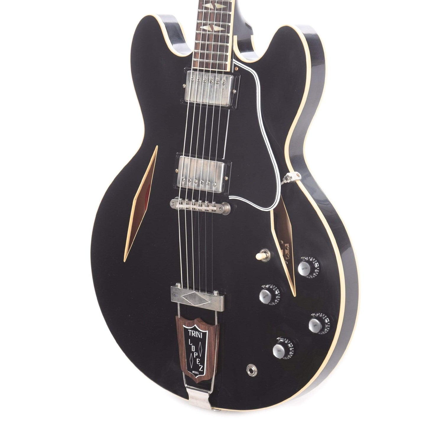 Gibson Custom 1964 Trini Lopez Standard Reissue Ebony VOS Electric Guitars / Semi-Hollow