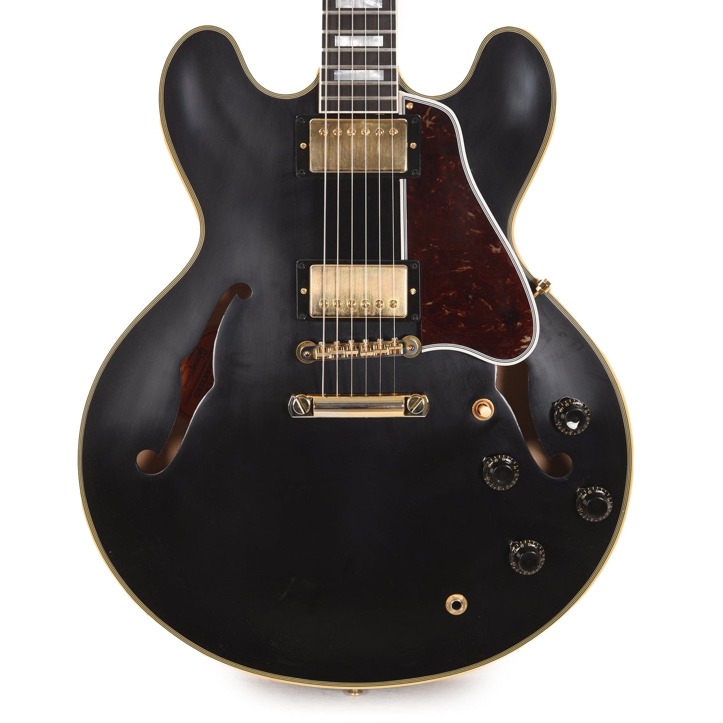 Gibson Custom Shop 1959 ES-355 Reissue Stop Bar Ebony VOS Electric Guitars / Semi-Hollow