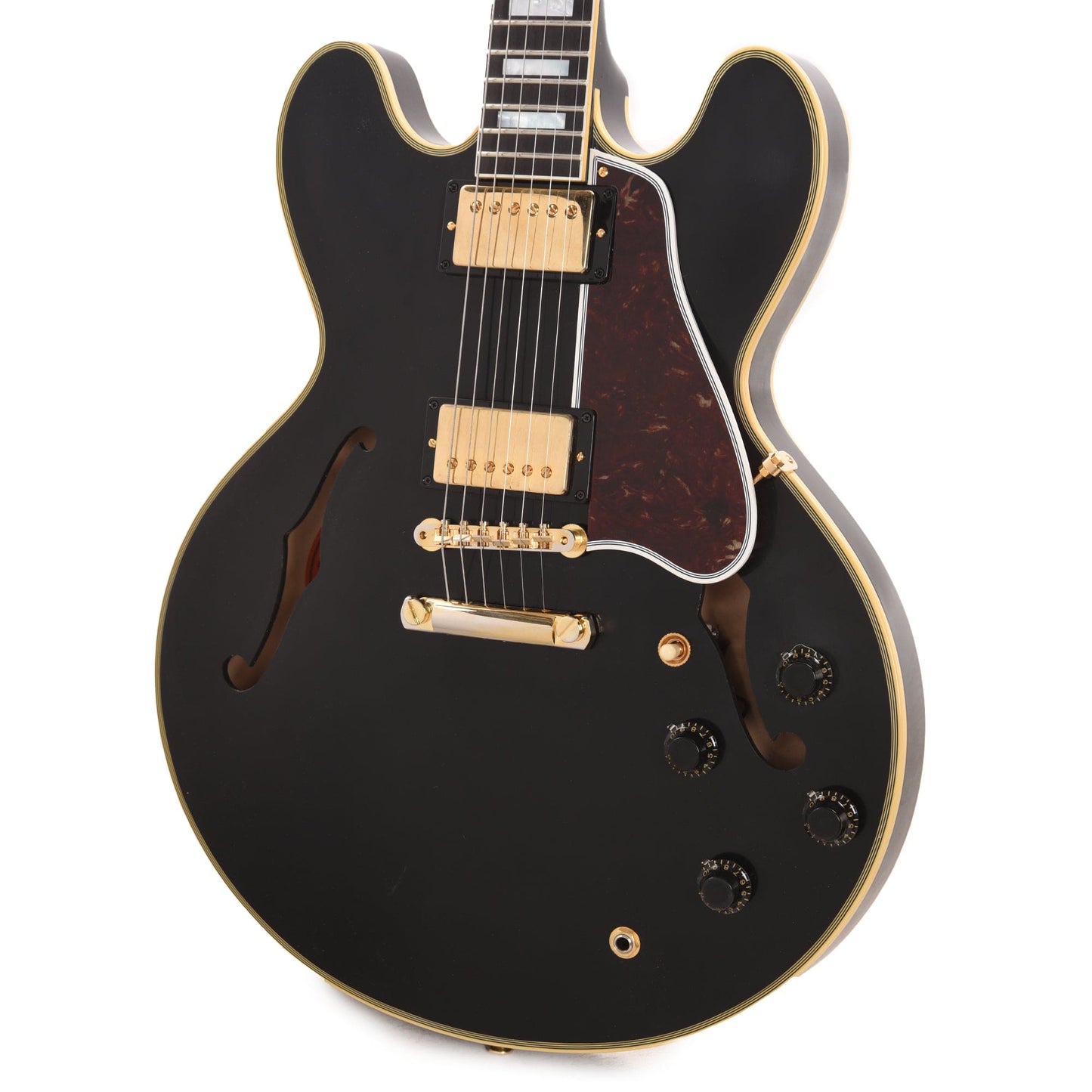 Gibson Custom Shop 1959 ES-355 Reissue Stop Bar Ebony VOS Electric Guitars / Semi-Hollow