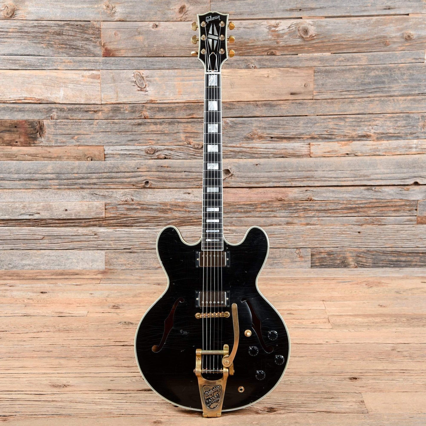 Gibson Custom Shop ES-355 Heavy Aged Black 2009 Electric Guitars / Semi-Hollow