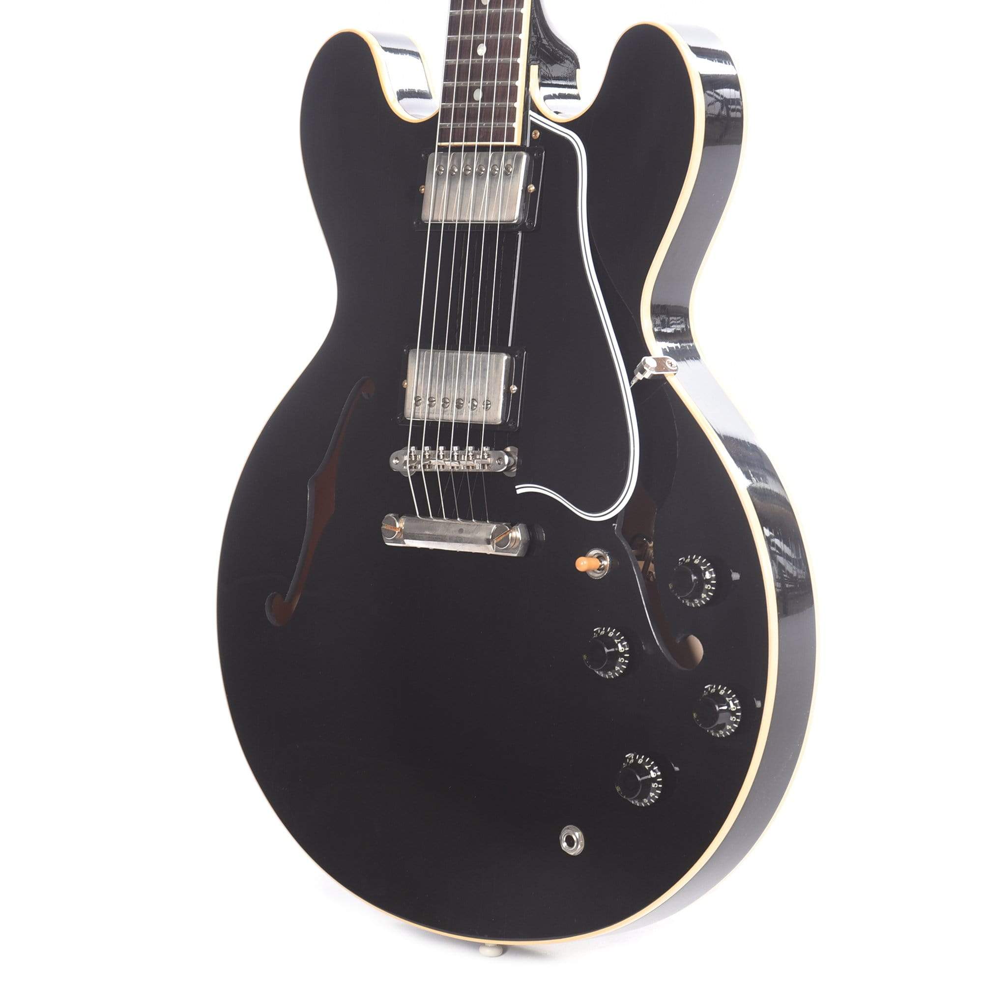 Gibson Custom Shop Murphy Lab 1959 ES-335 Reissue Ebony Ultra Light Aged Electric Guitars / Semi-Hollow