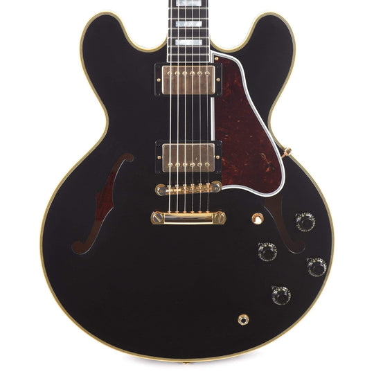 Gibson Custom Shop Murphy Lab 1959 ES-355 Reissue Ebony Ultra Light Aged w/Stop Bar Electric Guitars / Semi-Hollow