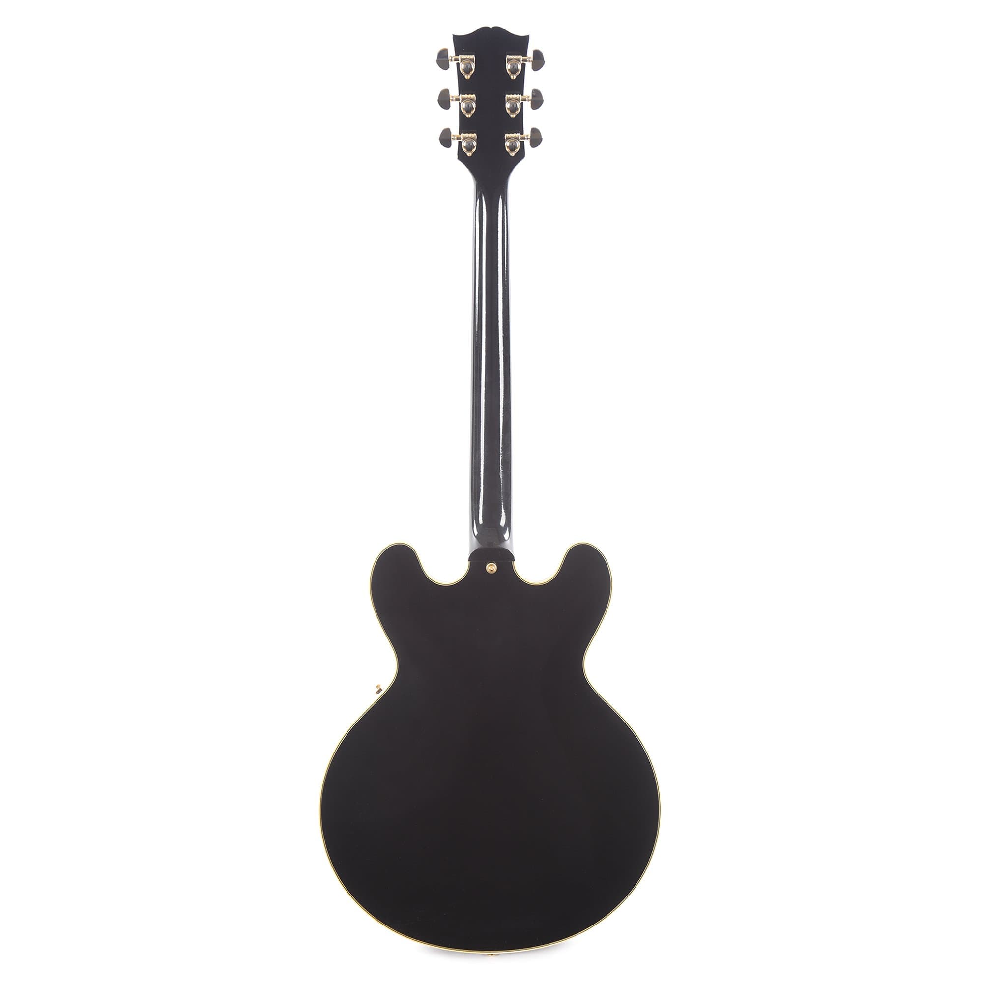 Gibson Custom Shop Murphy Lab 1959 ES-355 Reissue Ebony Ultra Light Aged w/Stop Bar Electric Guitars / Semi-Hollow