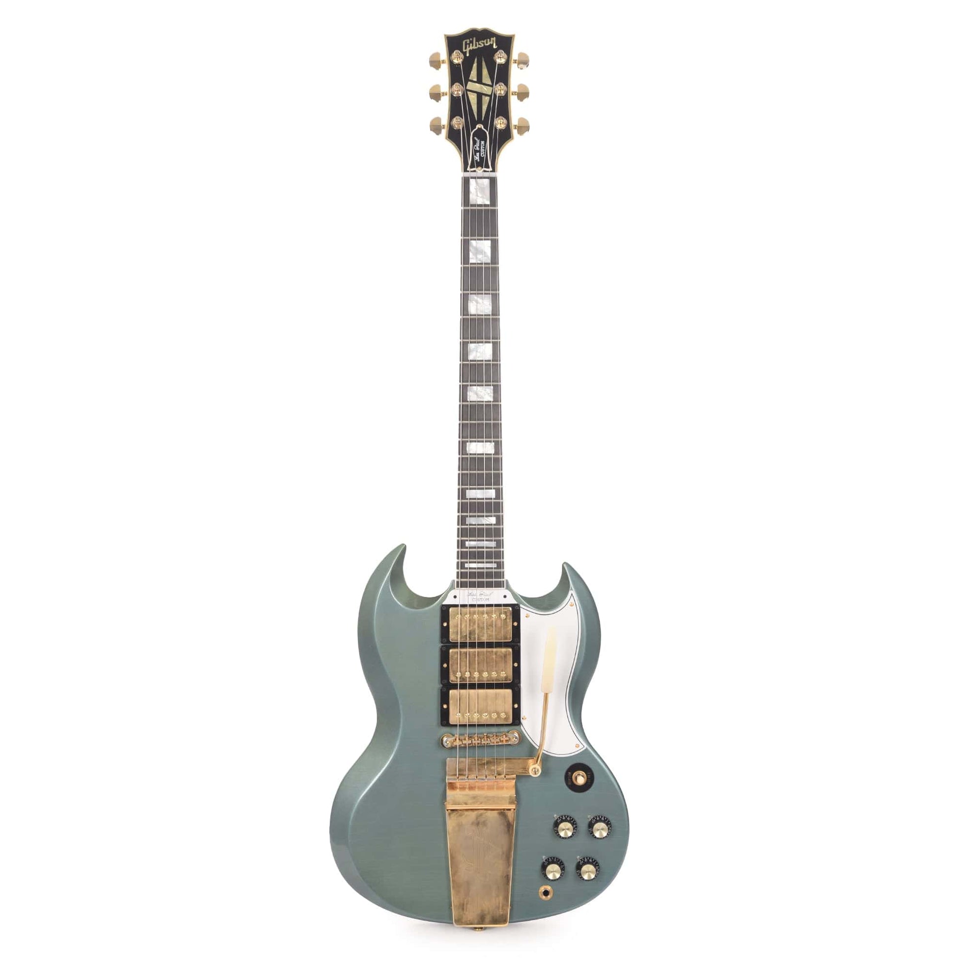 Gibson Custom Shop Murphy Lab 1963 Les Paul SG Custom "CME Spec" Ultra Light Aged Heavy Antique Pelham Blue w/Gold Hardware Electric Guitars / Semi-Hollow