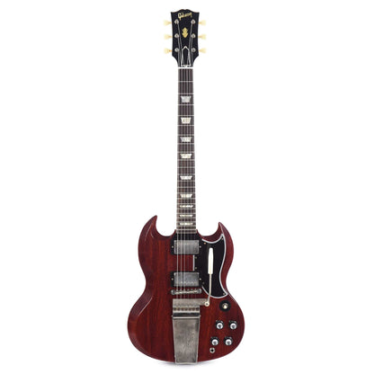 Gibson Custom Shop Murphy Lab 1964 SG Standard Reissue Cherry Red Ultra Light Aged w/Maestro Vibrola Electric Guitars / Semi-Hollow