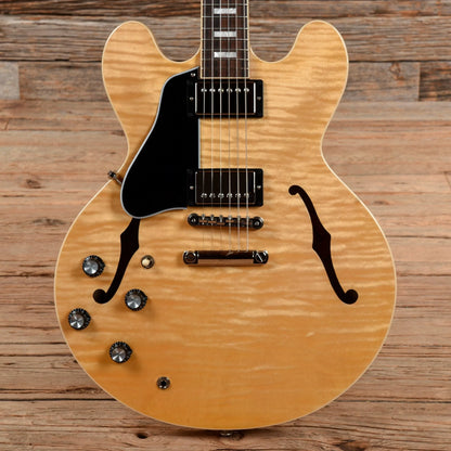 Gibson ES-335 Block Figured Antique Natural 2022 LEFTY Electric Guitars / Semi-Hollow