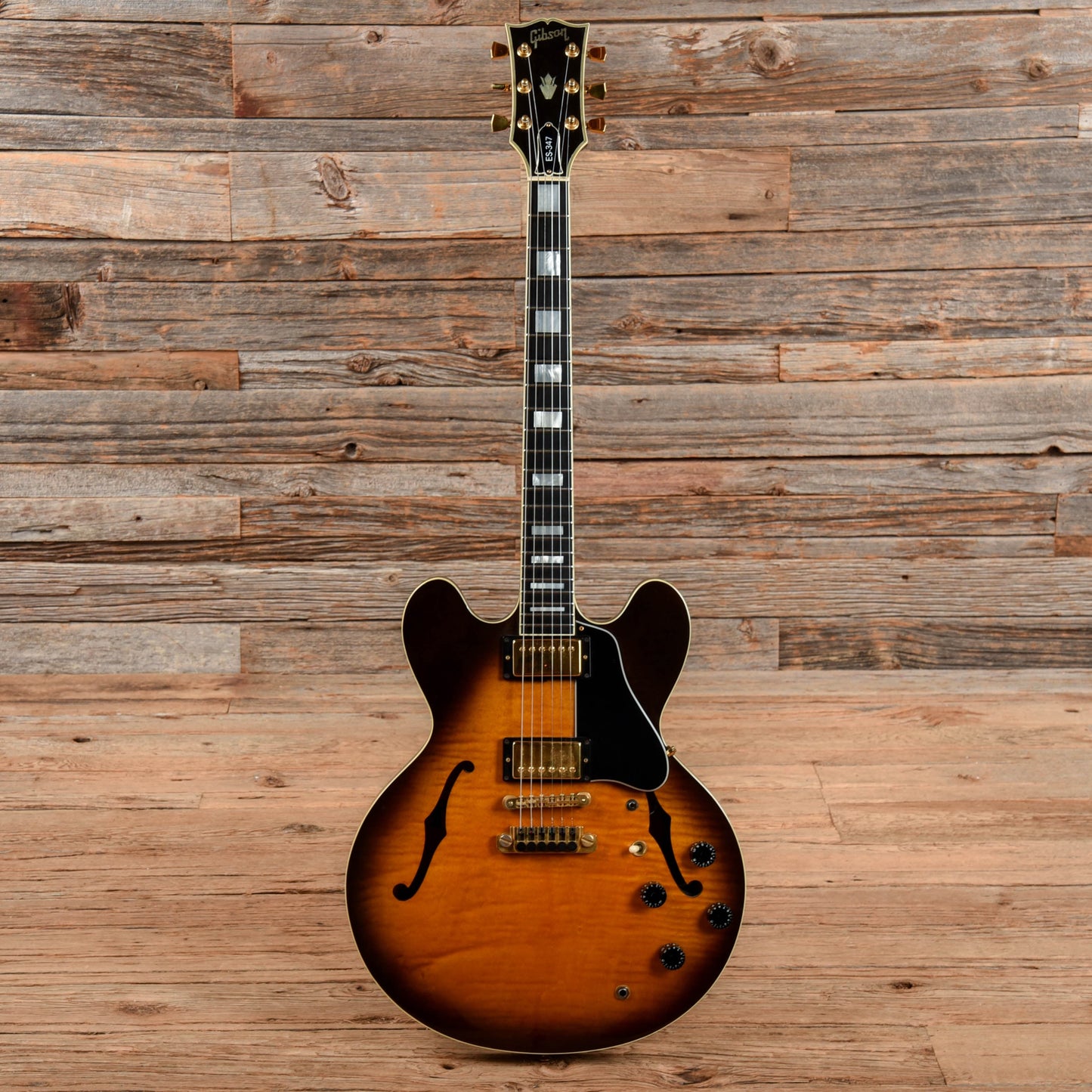 Gibson ES-347 Sunburst Electric Guitars / Semi-Hollow