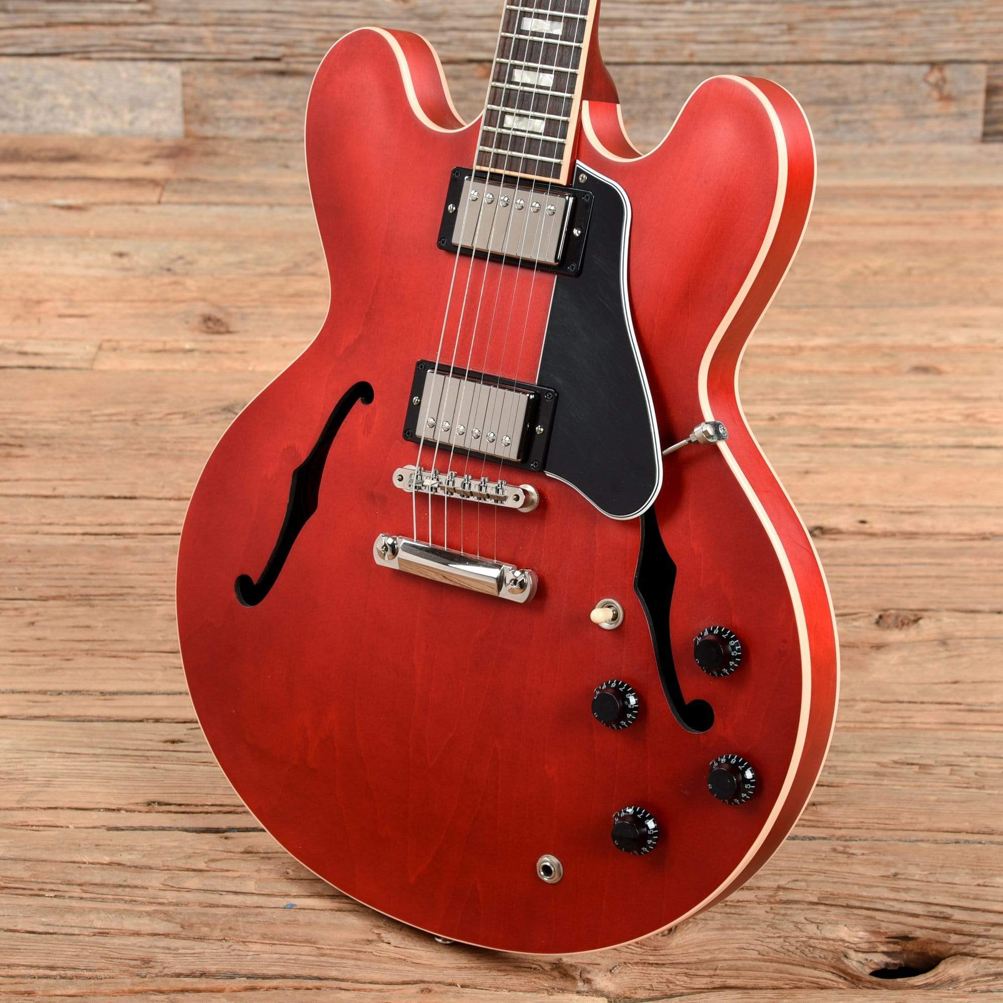 Gibson Memphis ES-335 Block Satin Cherry 2016 – Chicago Music Exchange