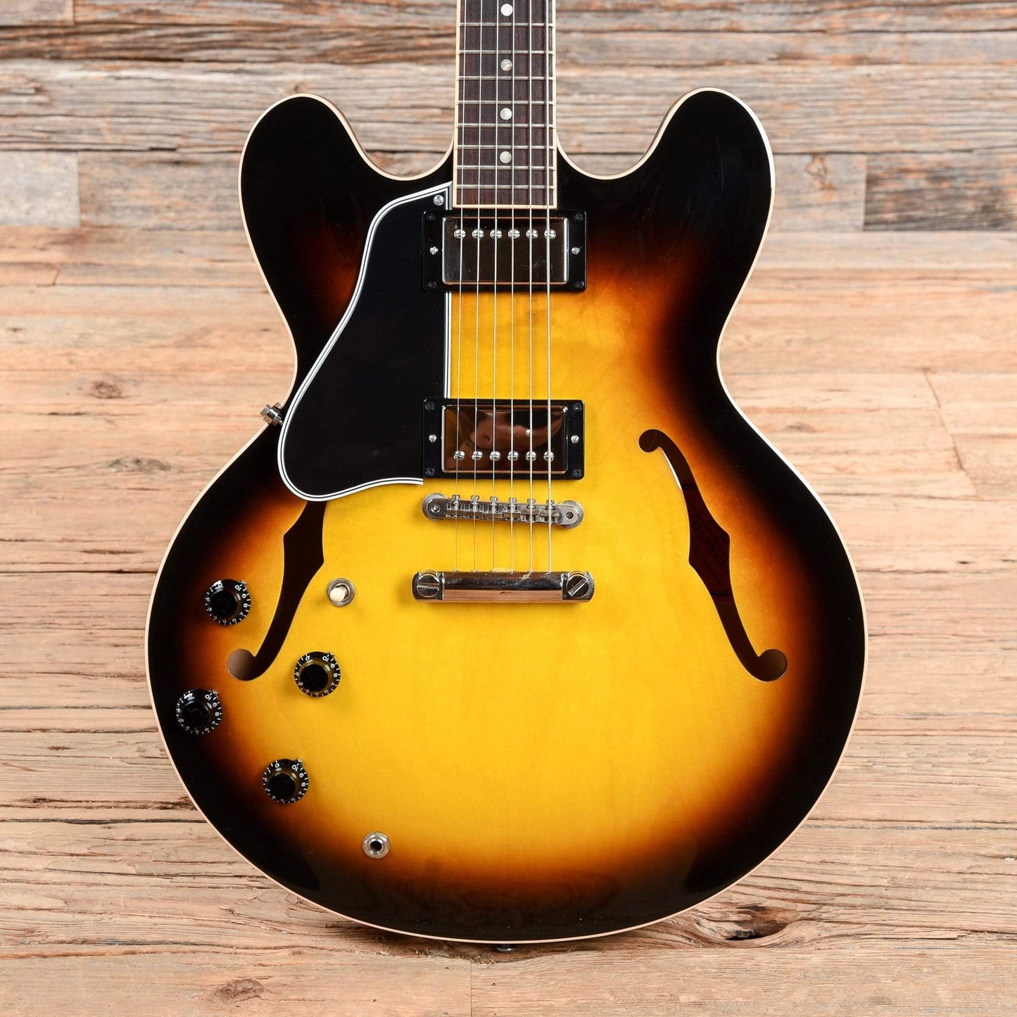 Gibson Memphis ES-335 Dot Vintage Sunburst 2008 LEFTY Electric Guitars / Semi-Hollow