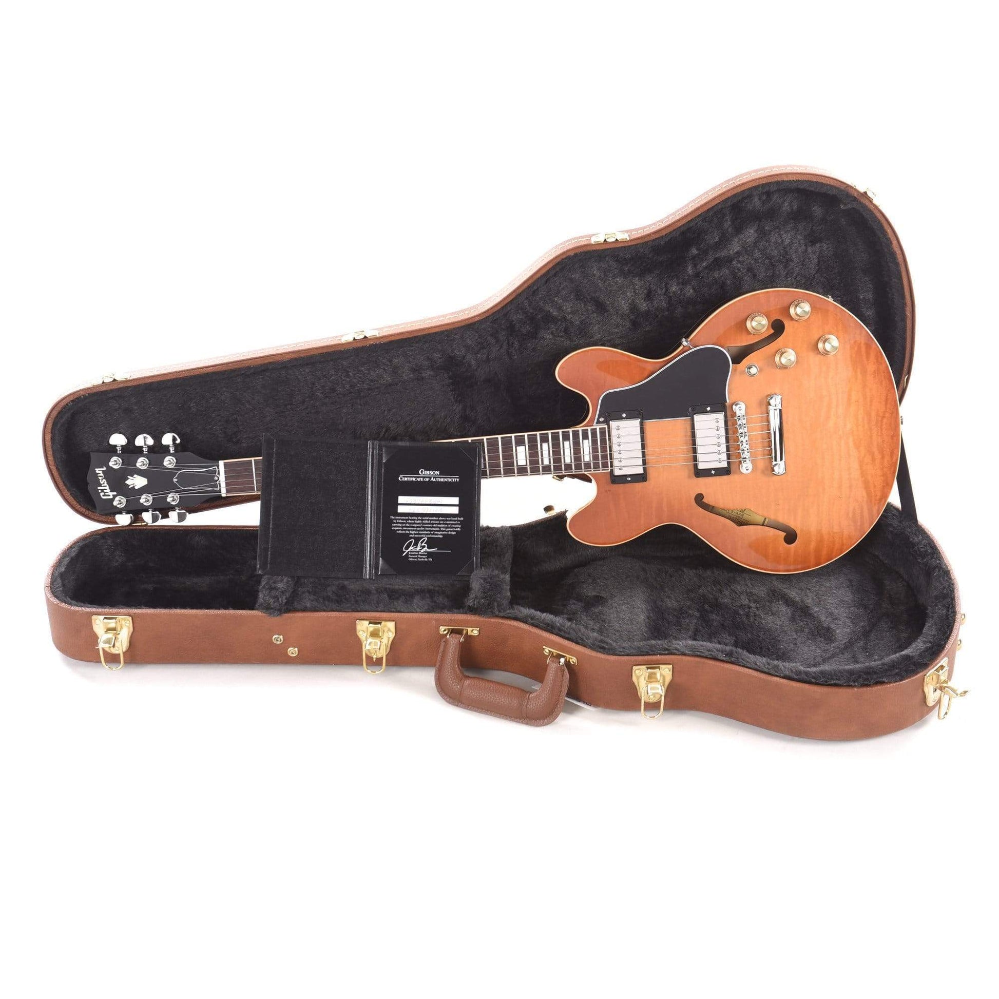 Gibson Memphis ES-339 Figured Faded Lightburst Electric Guitars / Semi-Hollow