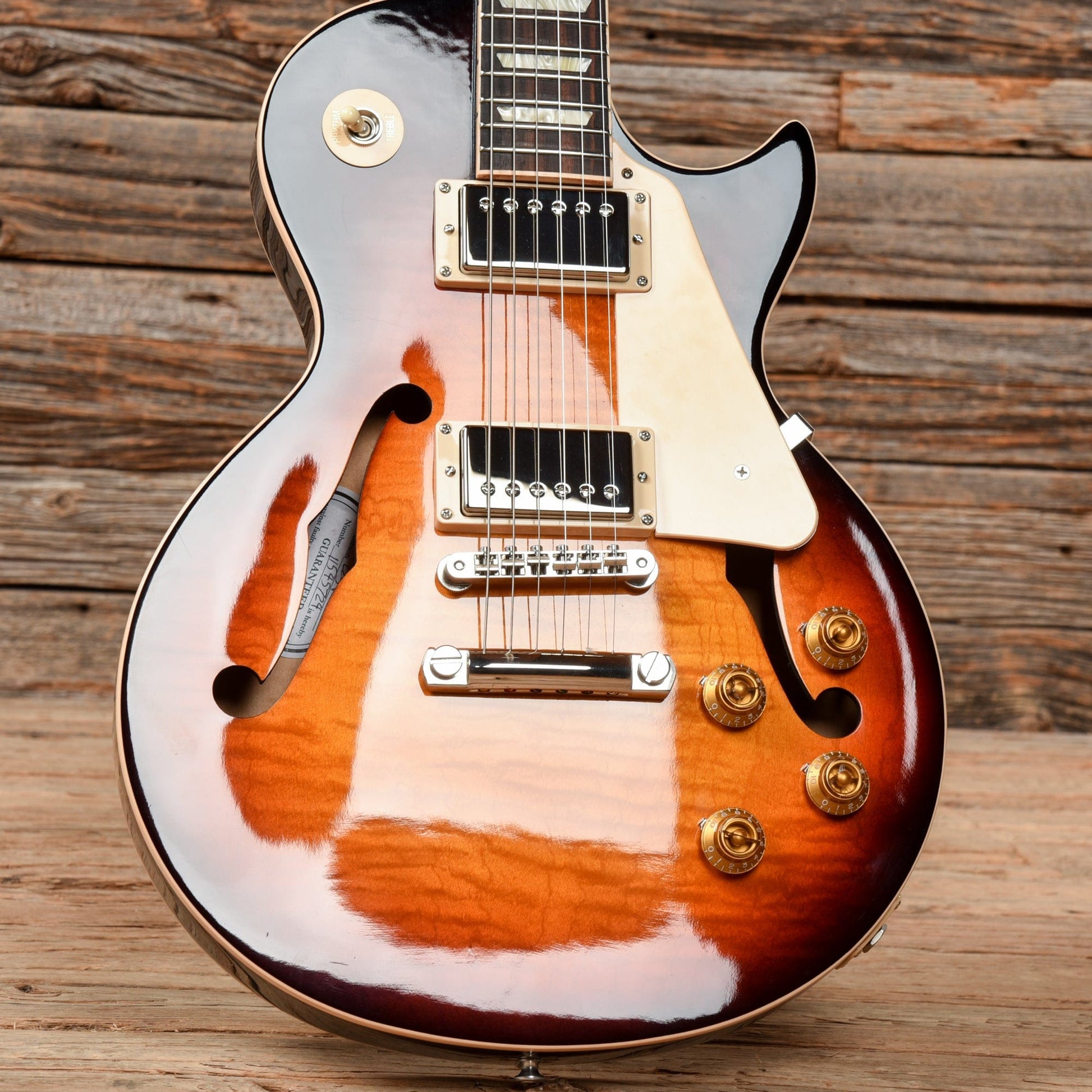 Gibson Memphis ES-Les Paul Sunburst 2015 Electric Guitars / Semi-Hollow