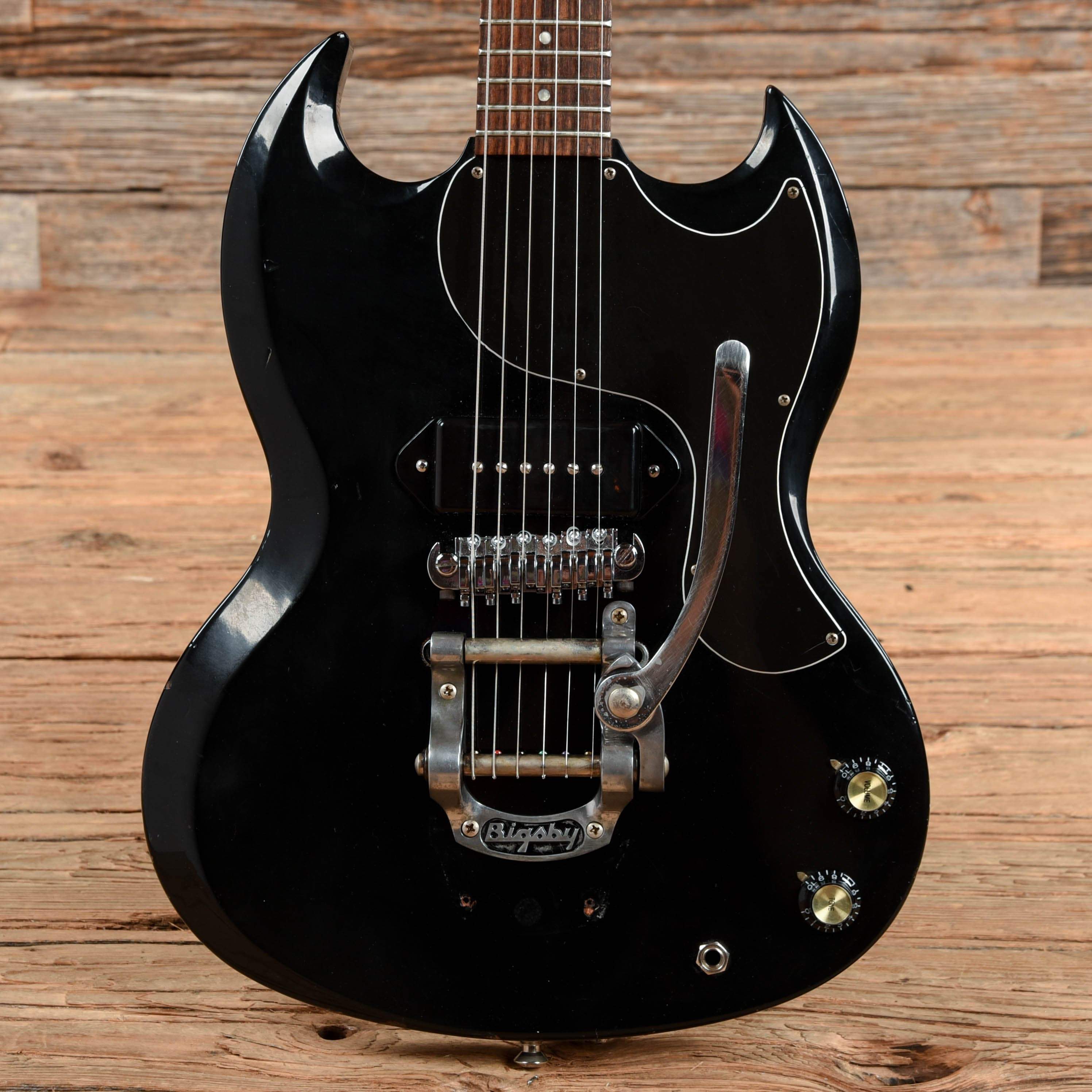 Gibson '61 SG Junior Reissue Black 1992 – Chicago Music Exchange