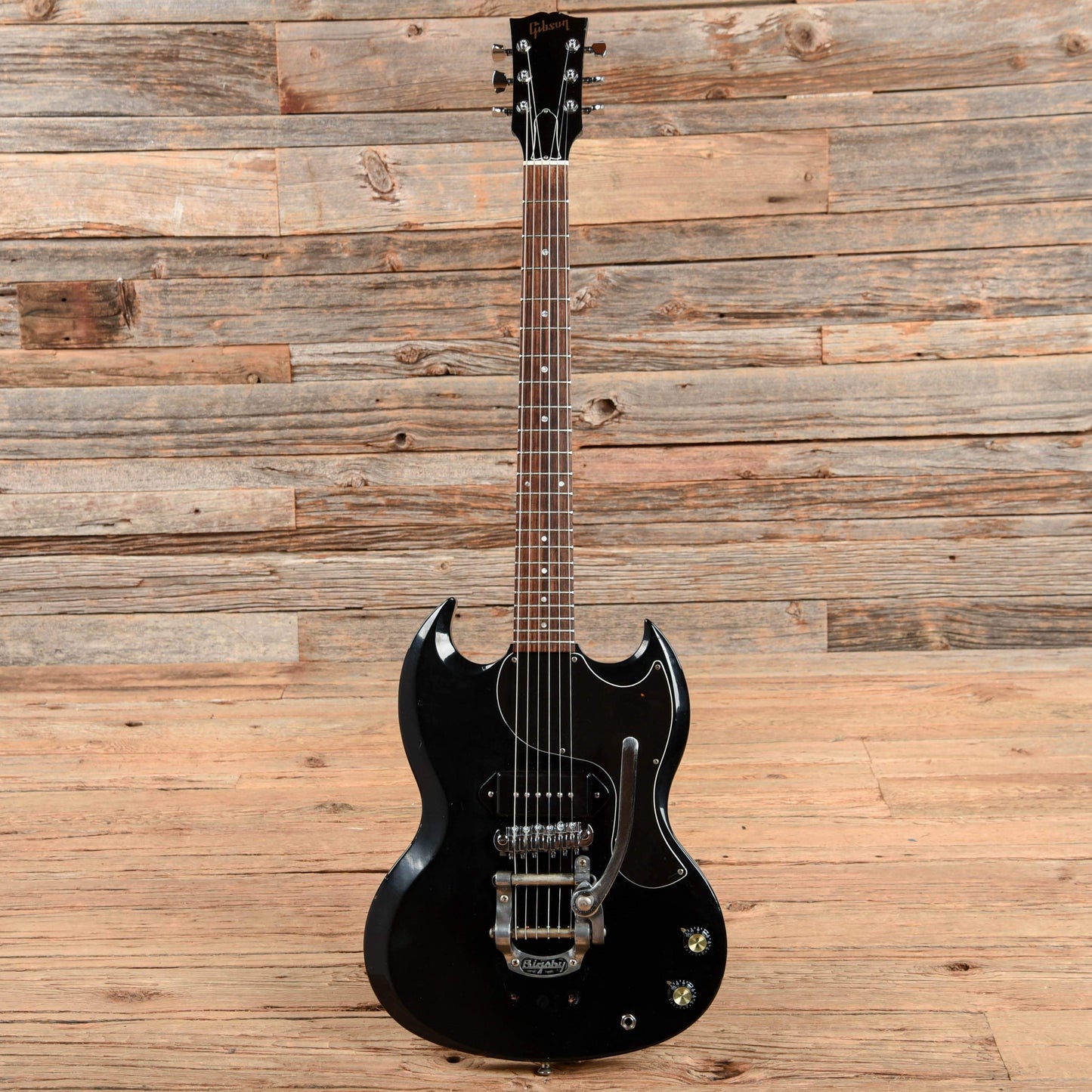 Gibson '61 SG Junior Reissue Black 1992 Electric Guitars / Solid Body