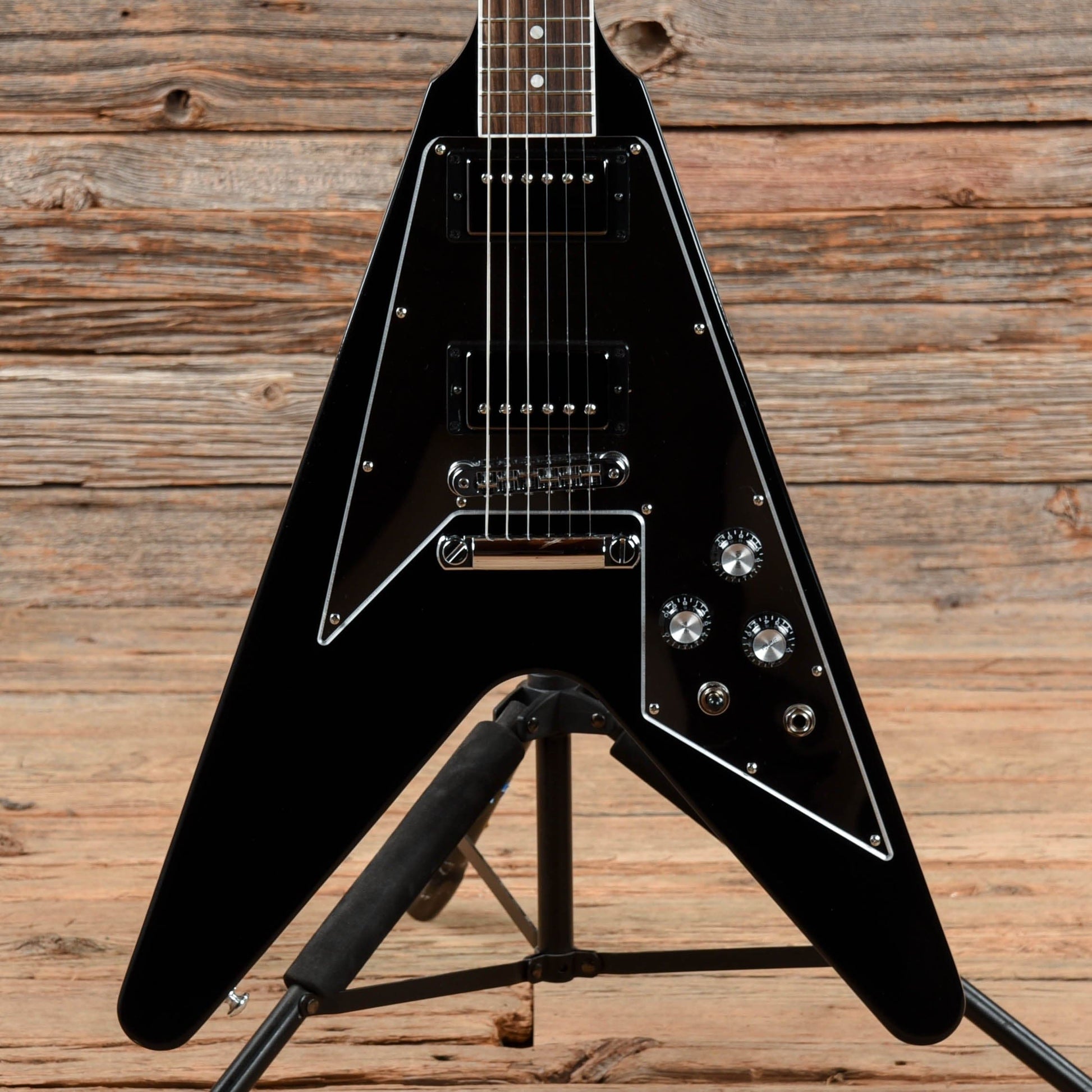 Gibson '70s Flying V Ebony 2021 Electric Guitars / Solid Body