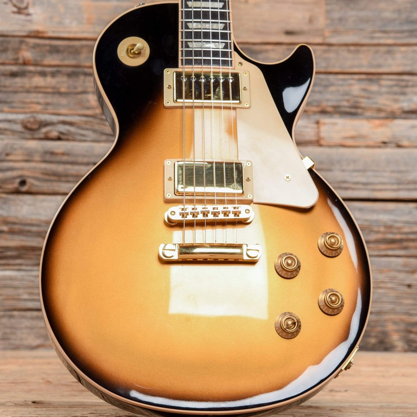 Gibson Bill Kelliher Halcyon "Golden Axe" Les Paul Gold Burst 2014 Electric Guitars / Solid Body