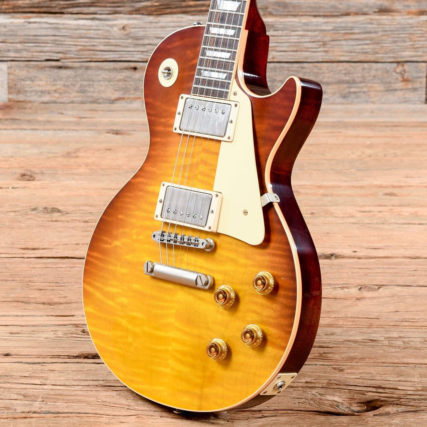 Gibson CS Les Paul Standard w/Brazilian Fretboard & Carmelita Neck Slow Iced Tea Fade VOS 2018 Electric Guitars / Solid Body