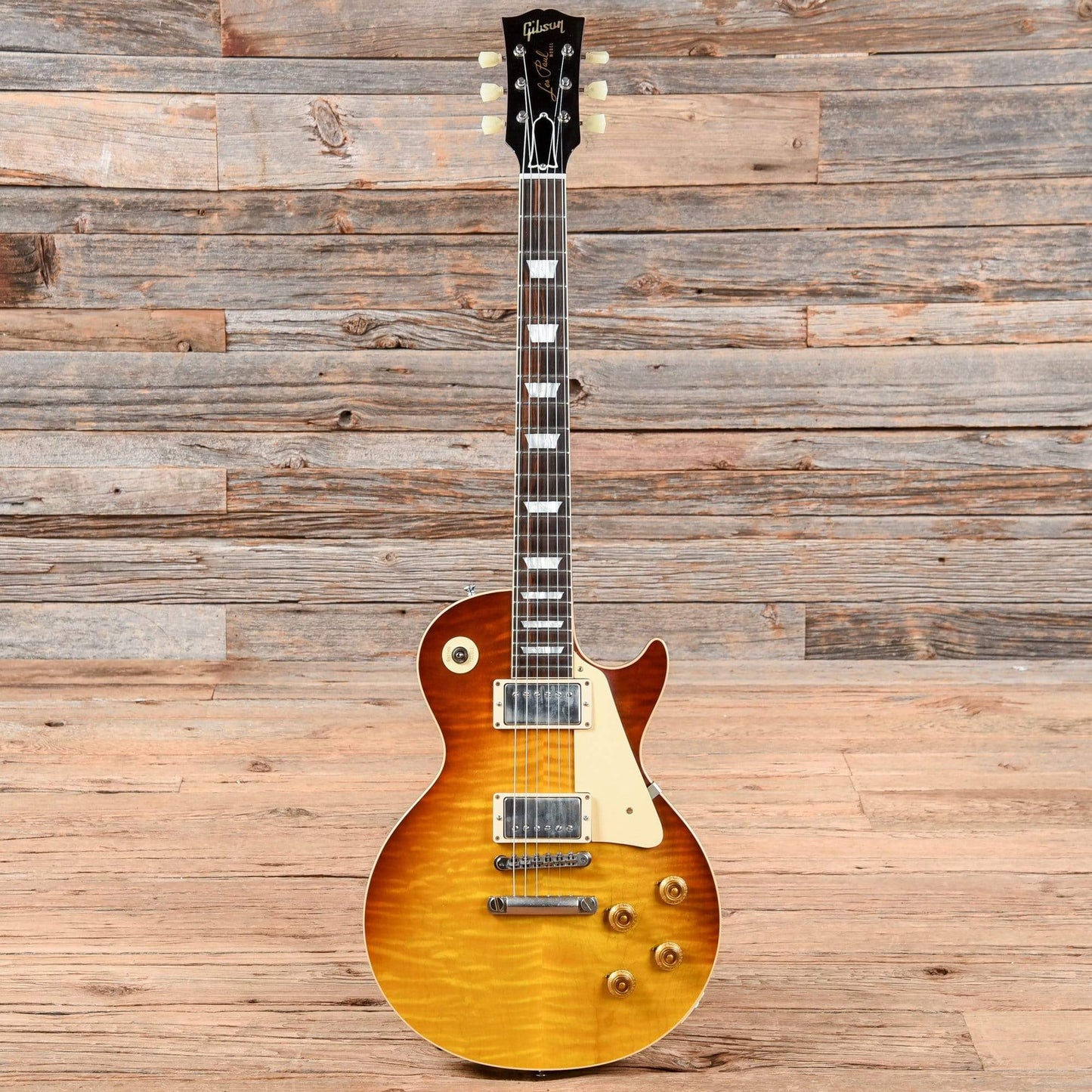 Gibson CS Les Paul Standard w/Brazilian Fretboard & Carmelita Neck Slow Iced Tea Fade VOS 2018 Electric Guitars / Solid Body