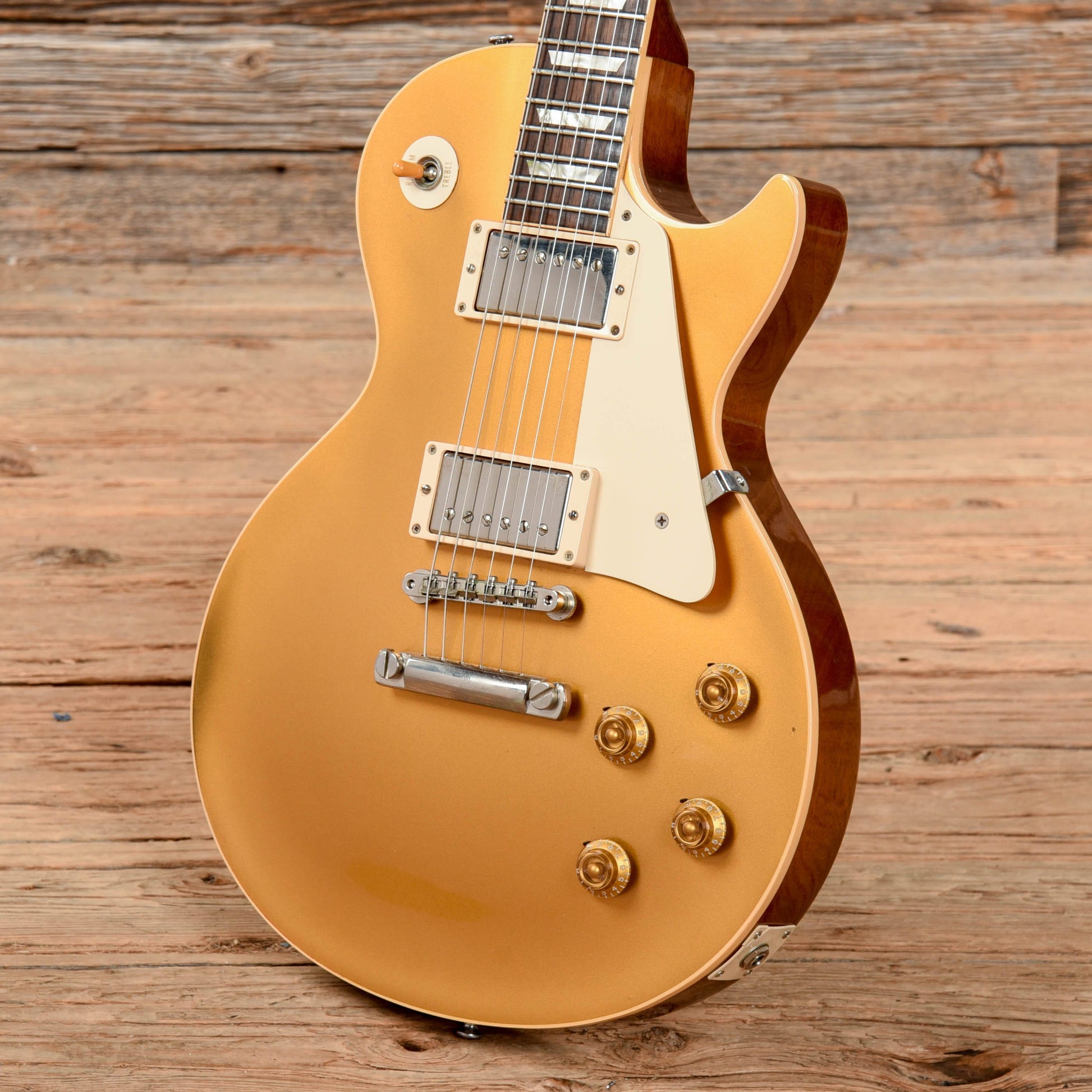 Gibson Custom 1958 Les Paul Reissue Goldtop Electric Guitars / Solid Body